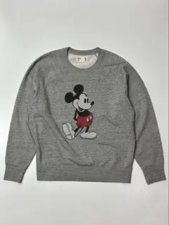 UNIQLOxDisney ミッキーマウス　スウェット　トレーナー　グレー　L