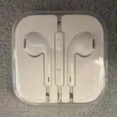 【新品未使用】Apple 純正 有線イヤホン ジャックタイプ　マイク付き