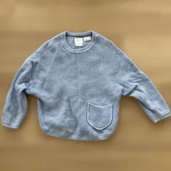 ZARA ライトブルー ニットセーター