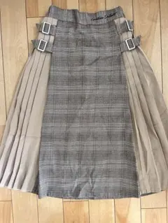 Lovetoxic チェック柄フレアスカート