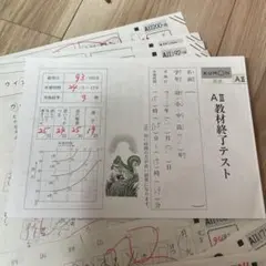 公文式 国語 プリント AII 1〜200 195ページ欠品+終了テストのサムネイル