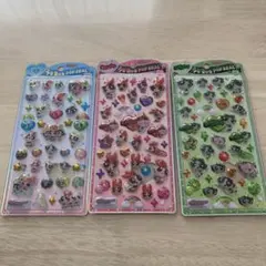 お値下げ中　正規品　うるちゅる　パワーパフガールズ ポップシール 3シートセット