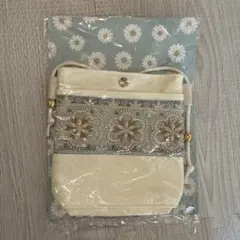 【新品未使用】刺繍入りミニバック