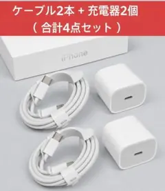 急速充電器 USB-C 20W + USB Type-C ケーブル 1M セット