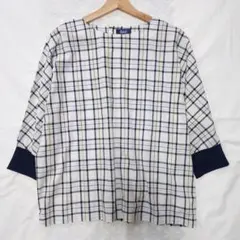 PART2 ジュンコシマダ チェック柄 ブラウス