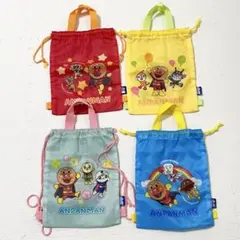 【非売品】アンパンマン アサヒ飲料　ナップザック ミニナップザック　全4種セット