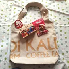【未使用】KALDI エコバッグ おまけ付き