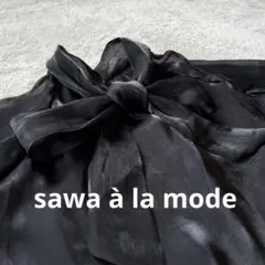 サワアラモード sawa à la modeシアー ボウタイブラウス Fのサムネイル