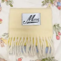 MARNI マルニ　マフラー アルパカ　定番ロゴデザインのサムネイル