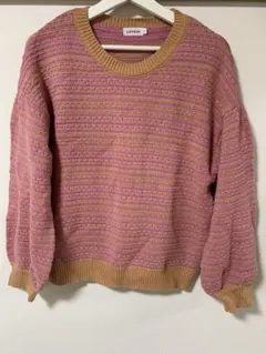 古着　LEPSIM ニット　春用　レディース　ピンク　LPH61967AD