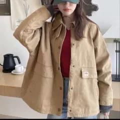 JaVa 裏地キルティングコットンワークカバーオール