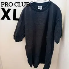 PRO CLUB【XL】ヘビーウェイト Tシャツ ブラック 半袖 トップス 黒色