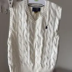 Polo Ralph Lauren ケーブル編みベスト 3/3T