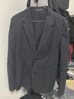 Yohji Yamamoto POUR HOMME コットンジャケット ブラックのサムネイル