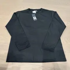 【新品】ハンテン 長袖Tシャツ ロンT メンズ　M ブラックのサムネイル