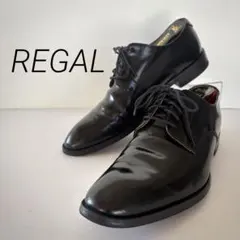 REGAL リーガル 外羽根式プレーントゥ 605R 黒 ブラック 25cm - メルカリ