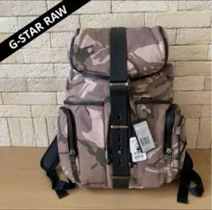 [未使用] G-STAR RAW キャンバス×レザーバックパック
