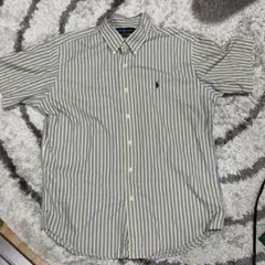 Ralph Lauren ストライプ 半袖シャツ LL