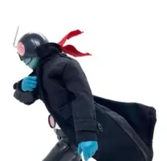 1/12スケール服 黒色 コート マフラー S.H.Figuarts