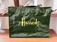 Harrods グリーン トートバッグ