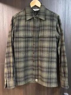 アベイシングエイプ　オリーブグリーン ブラック チェック カバーオール