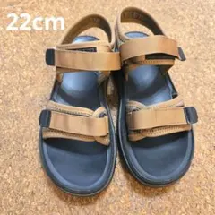 おしゃれ KIDS ブラウン スポーツ サンダル 22cmのサムネイル
