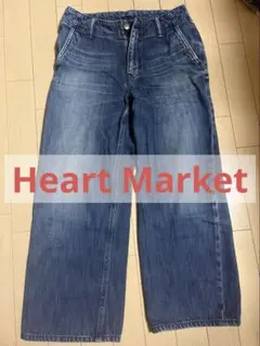 【HEART MARKET】ワイドジーンズ Sサイズのサムネイル
