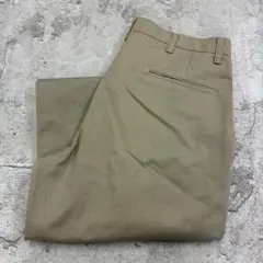 Wrangler　チノパン　2タック　W32 L29　カーキ　古着　ストレートのサムネイル
