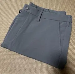 【未使用】 無印良品 防風裏起毛ストレッチテーパードパンツ ダークネイビー XL