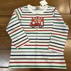 【新品】ミキハウス ストライプ 長袖Tシャツ70-80