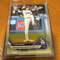 906 topps now 大谷翔平 ポストシーズン 9出塁 史上初