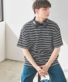 PAGEBOY 【PBLIM】カスレボーダーTシャツ