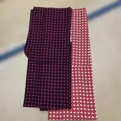 昭和レトロ　幾何学模様 アンサンブル　羽織と着物のセット