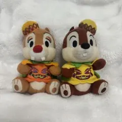 ディズニー　チップ&デール　ぬいぐるみ　まとめ売り　ディズニーハロウィン2011