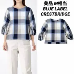 【美品】BLUE LABEL CRESTBRIDGE ブラウス 七分袖 M