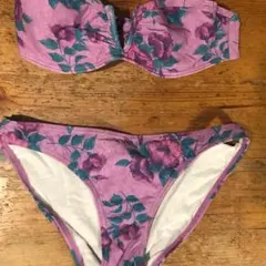 oneill オニール バンドゥ ビキニ ハイビスカス Vフロント 水着 花柄のサムネイル