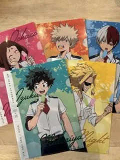 【24時間以内に発送】ヒロアカ 僕のヒーローアカデミア クリアファイル 5枚