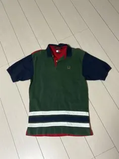 【90s 希少］トミーヒルフィガーセーリングギアポロシャツ刺繍ロゴのサムネイル