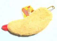 ふわふわエビフライ カラビナ付きペンポーチ