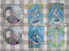 キュアフォンテーヌ　沢泉ちゆ　缶バッジ　全プリキュア展　42点セット キュアフォンテーヌ 沢泉ちゆ 缶バッジ 全プリキュア展 2点セット