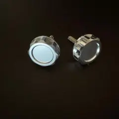 90265.クロームドームポイントカバー 横2穴 (EVO,XL - メルカリ