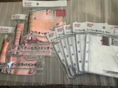 3穴バインダー　クリア　トレーディングカードリフィル　ダイソー　セリア