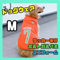 犬服　ペットウェア　小型犬　犬の服　サッカー　ユニフォーム　スポーツ　M