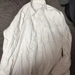ち*む様 ホワイト ボタンダウンシャツ コットン