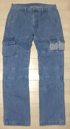 mnml ジーンズ デニムカーゴパンツ サイズ34 ダブルニーのサムネイル
