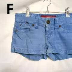 【GUESS JEANS】 ライトブルー　ショートパンツ　デニム　F　海外　US