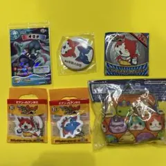 妖怪ウォッチ とりつきカード 缶バッジ リフレクターチャーム コインケース