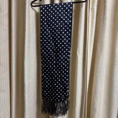 新品未使用Ralph Lauren 水玉スカーフ　シルク100%