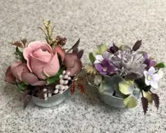 2つセット⭐︎マグネット付フラワーアレンジメント