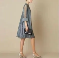 T102 美品 AIMER 艾梅 綠色 立領 總蕾絲